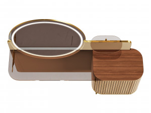 Roche bobois eden-rock dressing table 3D-Modell