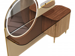 Roche bobois eden-rock dressing table 3D-Modell