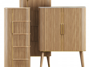 Roche bobois eden-rock storage set 1 3D Model