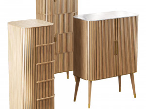 Roche bobois eden-rock storage set 1 Modèle 3D