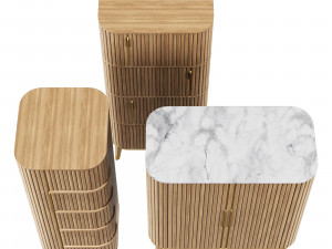 Roche bobois eden-rock storage set 1 Modèle 3D