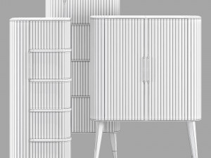 Roche bobois eden-rock storage set 1 Modèle 3D