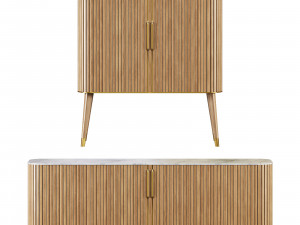 Roche bobois eden-rock storage set 2 3D Model