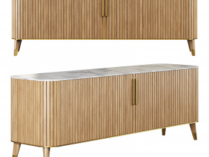 Roche bobois eden-rock storage set 2 3D Model
