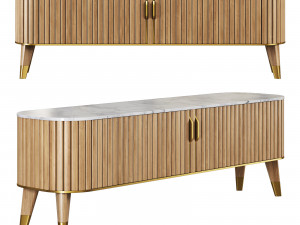 Roche bobois eden-rock storage set 3 3D Model
