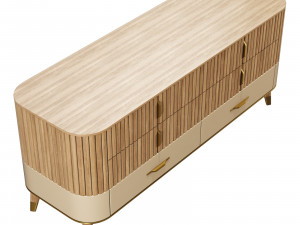 Roche bobois eden-rock storage set 3 3D Model