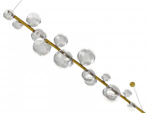 Roche bobois fleur de coton suspension 3D Model