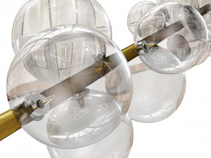 Roche bobois fleur de coton suspension 3D Model