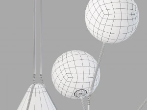 Roche bobois flora floor lamp 3D Model