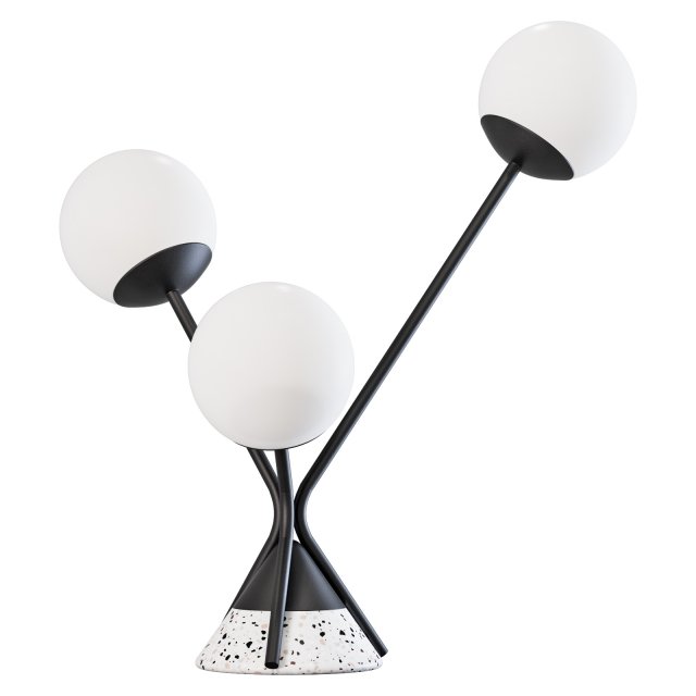 Roche bobois flora table lamp 3D Модель .c4d .max .obj .3ds .fbx .stl .blend 