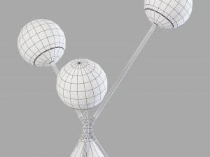 Roche bobois flora table lamp 3D Model