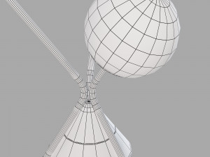 Roche bobois flora table lamp 3D Модель