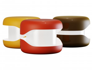 Roche bobois fragment table lamp 3Dモデル