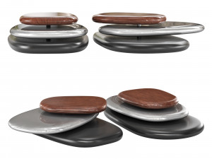 Roche bobois galet cocktail table 3D Model