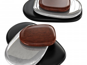 Roche bobois galet cocktail table 3D Model