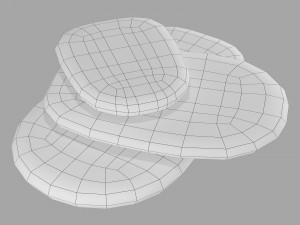Roche bobois galet cocktail table 3D Model