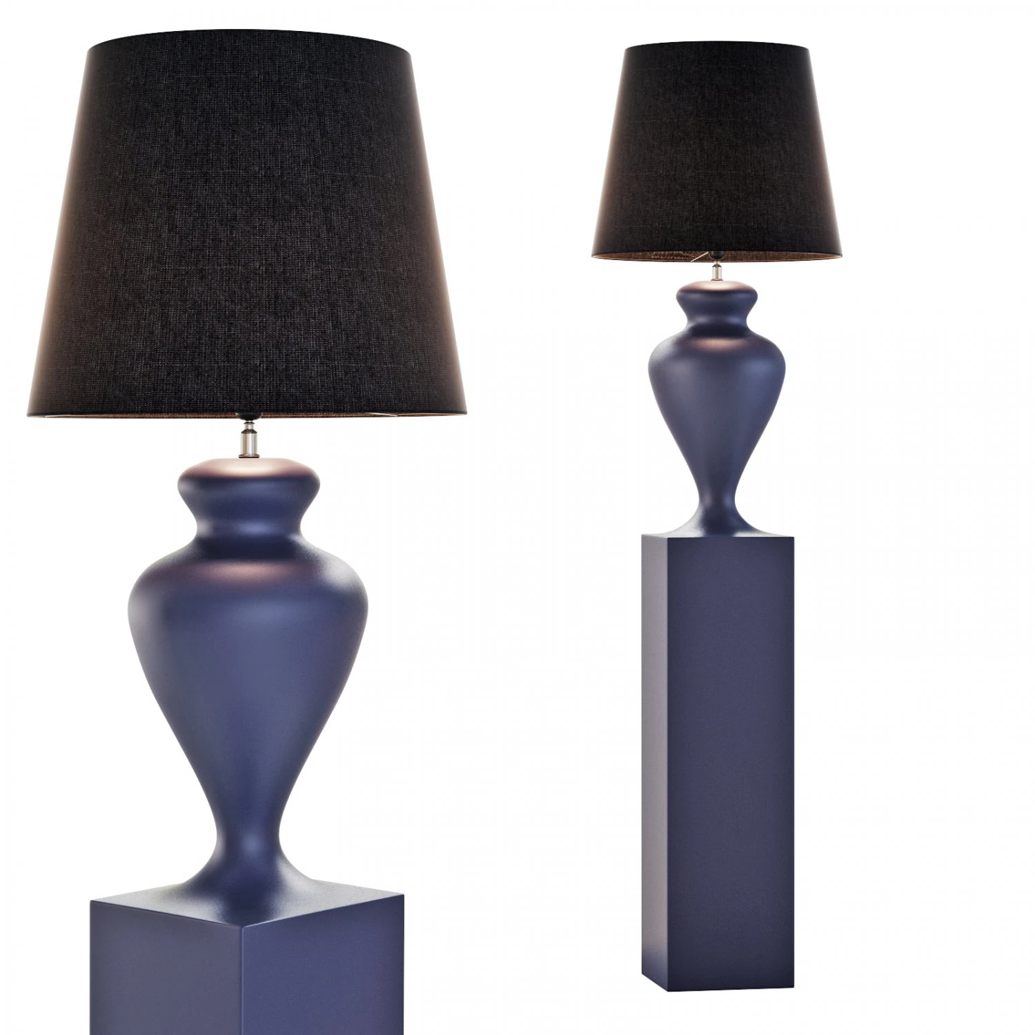 Roche bobois icone floor lamp 3D Model .c4d .max .obj .3ds .fbx .stl .blend 