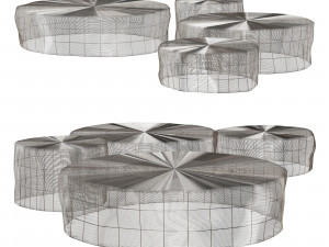 Roche bobois iron tree cocktail table 3Dモデル