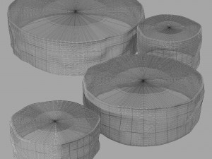 Roche bobois iron tree cocktail table 3Dモデル