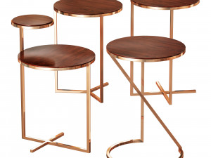 Roche bobois majordome cocktail table Modello 3D
