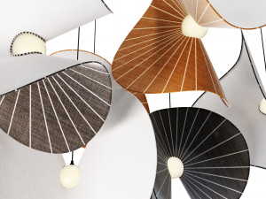 Roche bobois mariposa suspension 3D Model