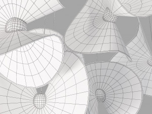 Roche bobois mariposa suspension 3D Model