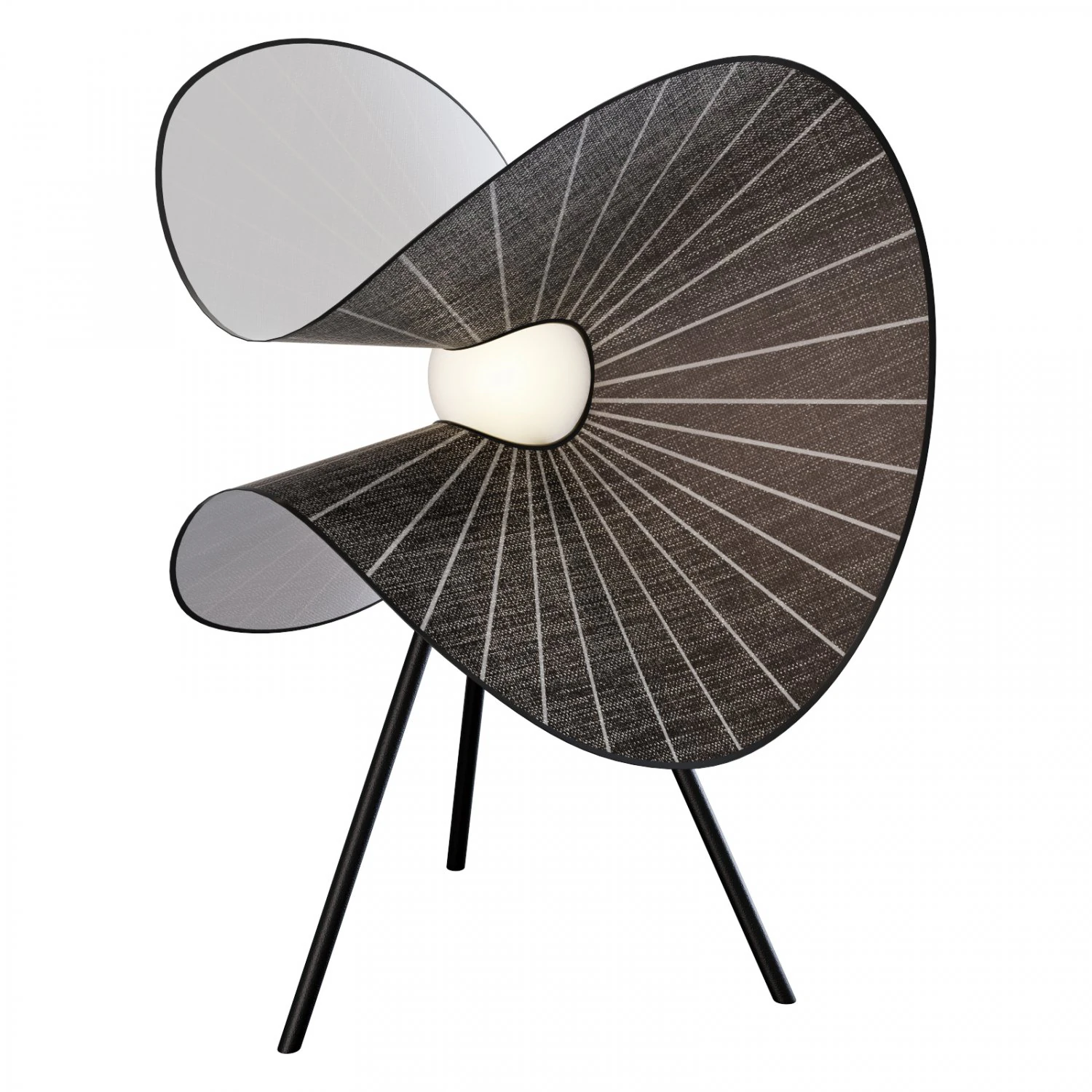 Roche bobois mariposa table lamp 2 3D Model .c4d .max .obj .3ds .fbx .stl .blend 