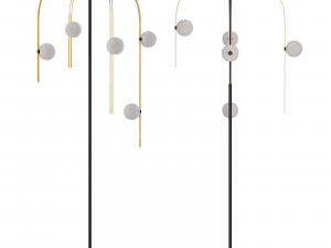 Roche bobois medusa floor lamp 3D Model