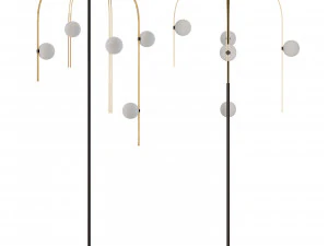 Lampada da terra Roche Bobois Medusa Modello 3D