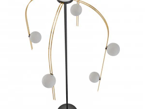 Lumin&aacute;ria de p&eacute; medusa da Roche bobois Modelo 3D