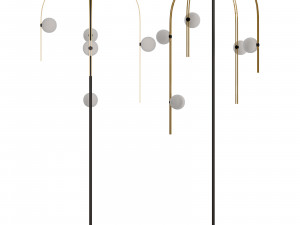 Roche bobois medusa floor lamp Modelo 3D