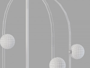 Roche bobois medusa floor lamp Modelo 3D