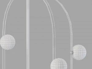 Lumin&aacute;ria de p&eacute; medusa da Roche bobois Modelo 3D