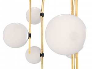 Roche bobois medusa suspension Modello 3D