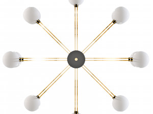 Roche bobois medusa suspension Modello 3D