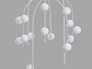 Roche bobois medusa suspension Modello 3D