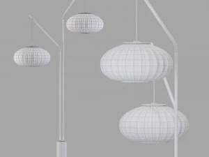 Roche bobois mei floor lamp 3D Model