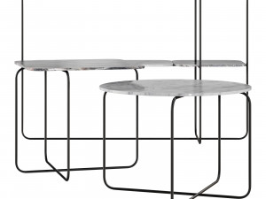 Roche bobois mileto cocktail table 3D Модель