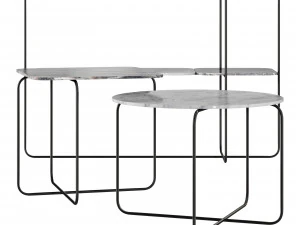 Roche bobois mileto cocktail table 3D Model