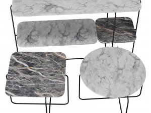 Roche bobois mileto cocktail table 3D Model