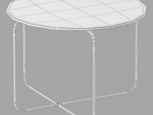 Roche bobois mileto cocktail table 3D Модель