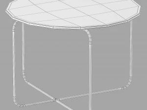Roche bobois mileto cocktail table 3D Model