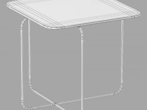 Roche bobois mileto cocktail table 3D Model
