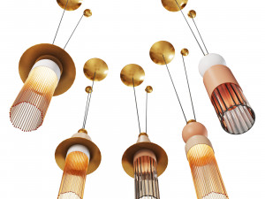 Roche bobois nappe suspension 3D Model