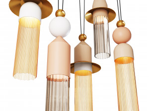 Roche bobois nappe suspension 3D Model