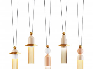 Roche bobois nappe suspension 3D Model