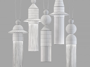 Roche bobois nappe suspension 3D Model