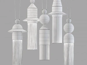 Roche bobois nappe suspension 3D Model