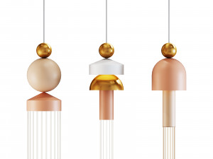 Roche bobois nappe xl suspension 3D 모델