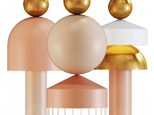 Roche bobois nappe xl suspension 3D 모델